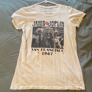 Janis Joplin tee womens M